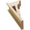 Ekena Millwork 7 1/2-in W x 12-in D x 24-in H Funston Trad Rough Cedar Woodgrain TimberThane Outlooker, Primed Tan OUTUR075X12X24FST04RCPR - alternate 4